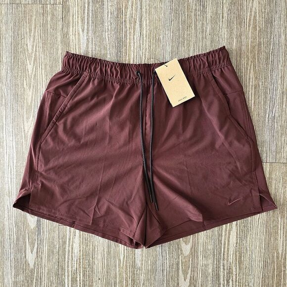Nike Unlimited Versatile Training Gym Shorts Men's Medium M Maroon DV9336-844 - Picture 1 of 13